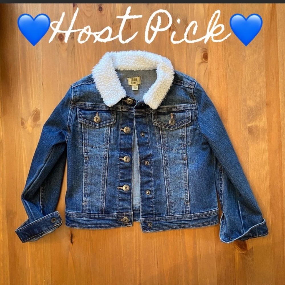 True Craft kids Jean jacket- NWOT- size 5